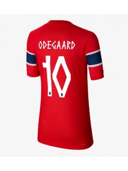 Ženski Nogometna dresi replika Norveška Martin Odegaard #10 Domači SP 2026 Kratek rokav